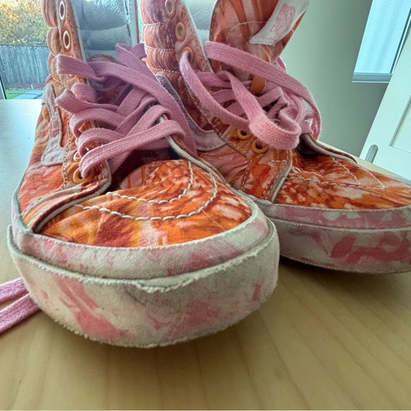 VANS Sk8-Hi 38 DX x Collina Strada Womens Shoes Orange Pink - Picture 8 of 8